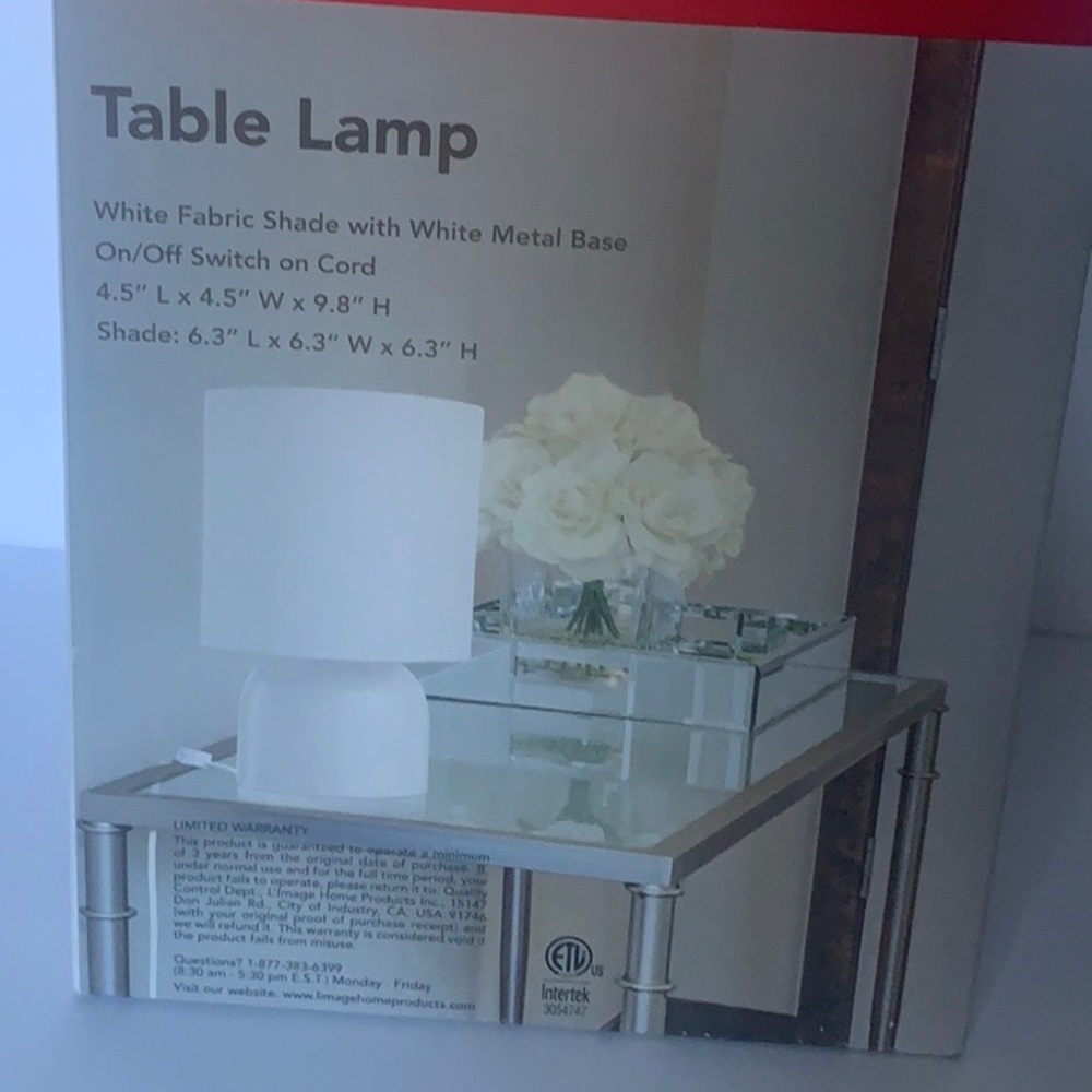 Sunbeam white table light - Picture 2 of 3
